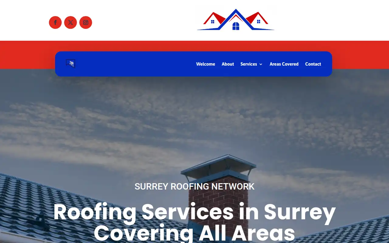 RS4 Roofing & Building website homepage