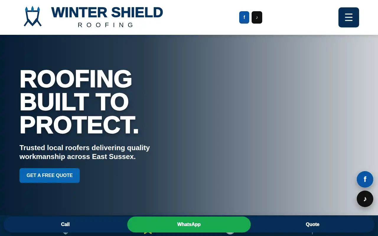 wintershieldroofing.co.uk website homepage